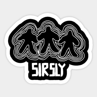 Sir Sly Astronaut (white) Sticker